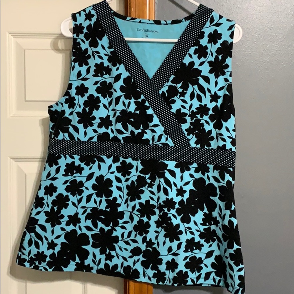 Teal/black summer too